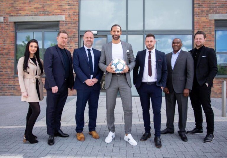 Rio Ferdinand and the team