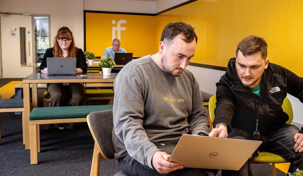People Coworking in the Innovation Factory